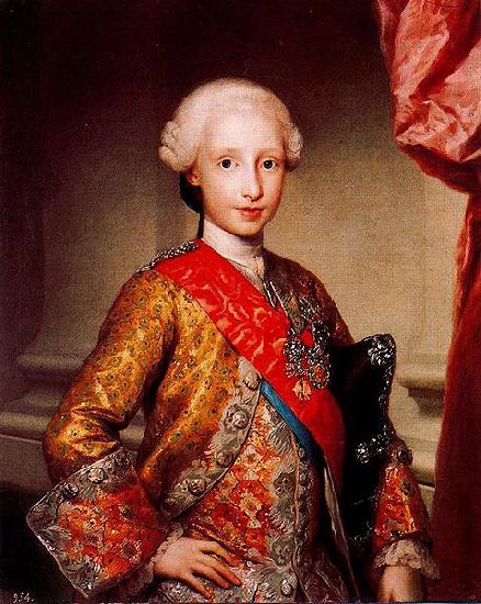 Anton Raphael Mengs Portrait of Infante Antonio Pascual of Spain China oil painting art